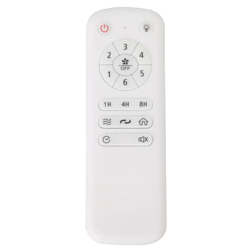 VENTILADOR DE TECHO DC LED 20W PALAS MADERA CLARA BLANCO LUMINOR