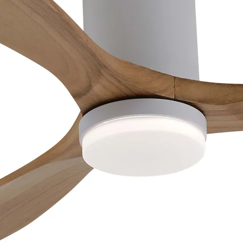 VENTILADOR DE TECHO DC LED 18W PALAS MADERA COLOR ROBLE EKBERG