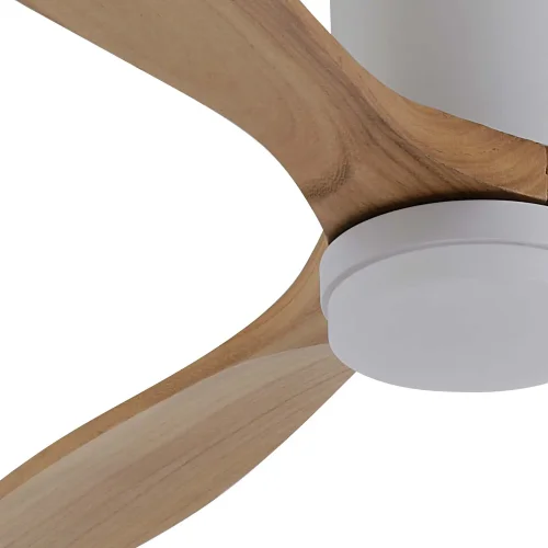 VENTILADOR DE TECHO DC LED 18W PALAS MADERA COLOR ROBLE EKBERG