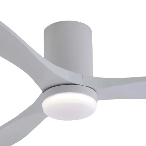 VENTILADOR DE TECHO DC LED 18W PALAS MADERA COLOR BLANCO EKBERG