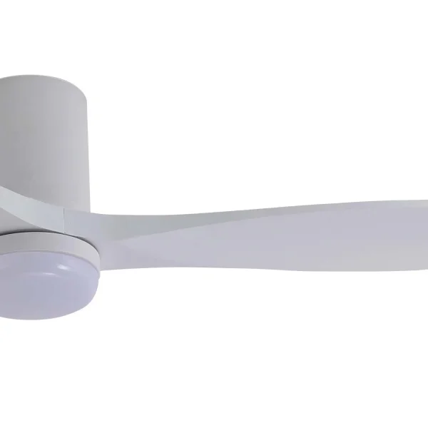 VENTILADOR DE TECHO DC LED 18W PALAS MADERA COLOR BLANCO EKBERG