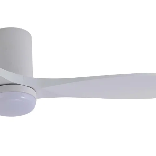 VENTILADOR DE TECHO DC LED 18W PALAS MADERA COLOR BLANCO EKBERG