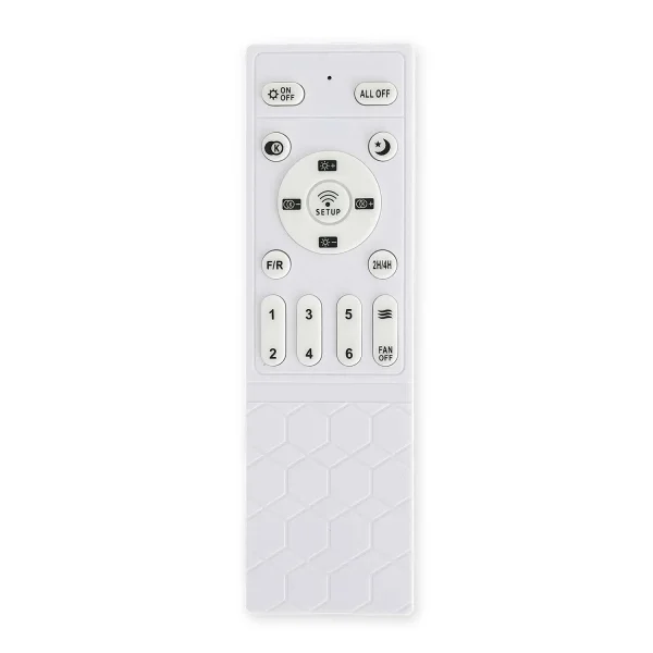 VENTILADOR DE TECHO DC LED 18W PALAS MADERA COLOR BLANCO EKBERG
