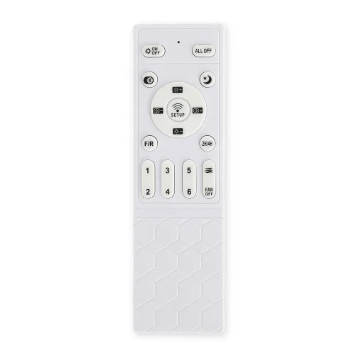 VENTILADOR DE TECHO DC LED 24W 3 PALAS COLOR BLANCO KONA