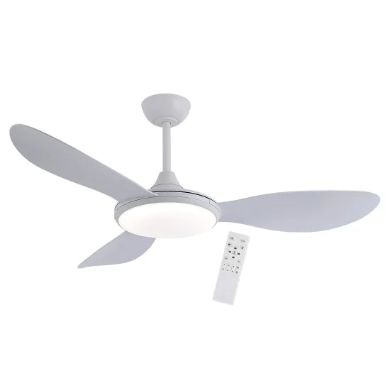 VENTILADOR DE TECHO DC LED 24W 3 PALAS COLOR BLANCO KONA 2