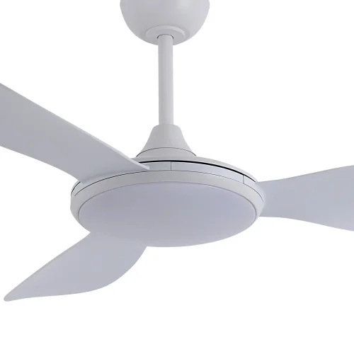 VENTILADOR DE TECHO DC LED 24W 3 PALAS COLOR BLANCO KONA