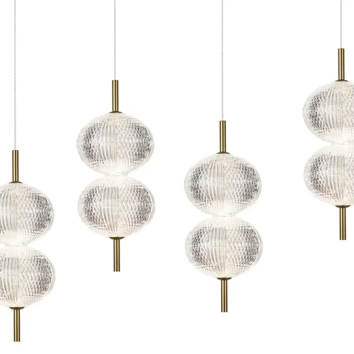 LÁMPARA DE TECHO LED 4 LUCES 24W REGULABLE AMBARINA