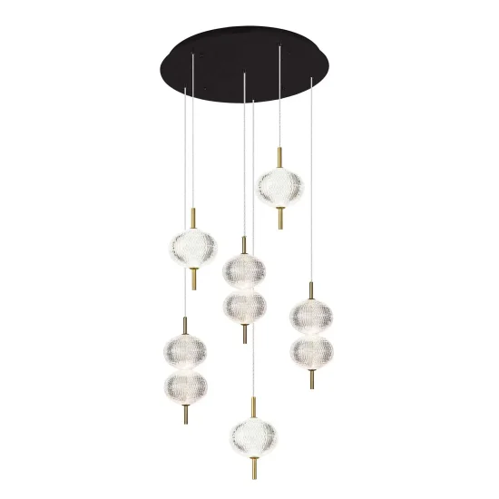 LÁMPARA DE TECHO LED 6 LUCES 36W REGULABLE AMBARINA 2