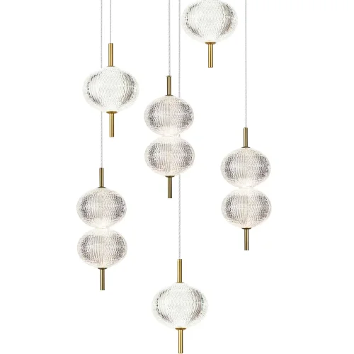 LÁMPARA DE TECHO LED 6 LUCES 36W REGULABLE AMBARINA