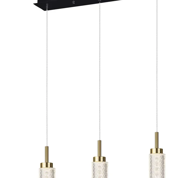 LÁMPARA DE TECHO LED 4 LUCES 32W REGULABLE VIOLETA