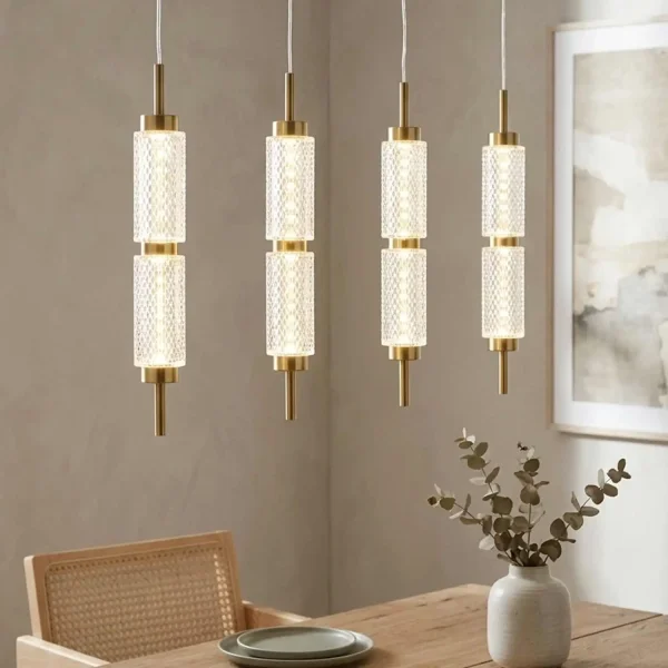 LÁMPARA DE TECHO LED 4 LUCES 32W REGULABLE VIOLETA