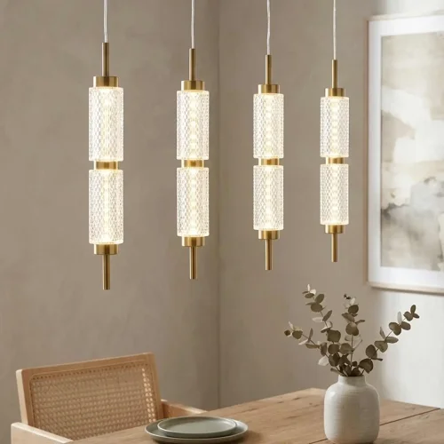 LÁMPARA DE TECHO LED 4 LUCES 32W REGULABLE VIOLETA