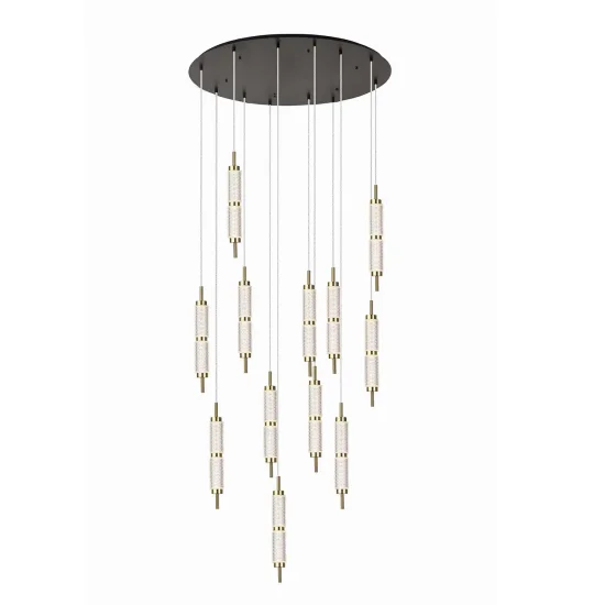 LÁMPARA DE TECHO LED 12 LUCES 96W REGULABLE VIOLETA 2