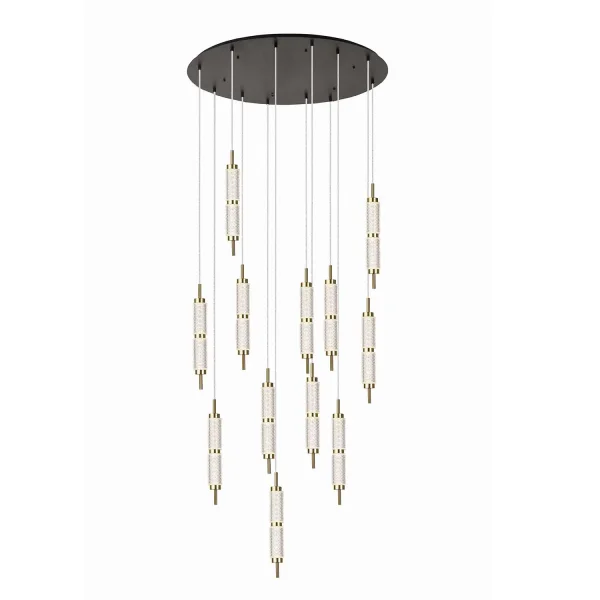 LÁMPARA DE TECHO LED 12 LUCES 96W REGULABLE VIOLETA