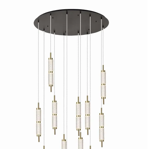 LÁMPARA DE TECHO LED 12 LUCES 96W REGULABLE VIOLETA