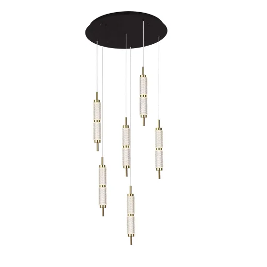 LÁMPARA DE TECHO LED 6 LUCES 48W REGULABLE VIOLETA 2