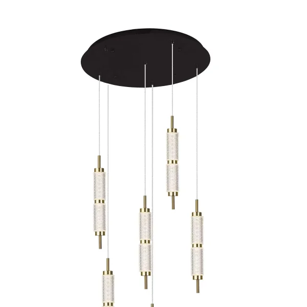 LÁMPARA DE TECHO LED 6 LUCES 48W REGULABLE VIOLETA