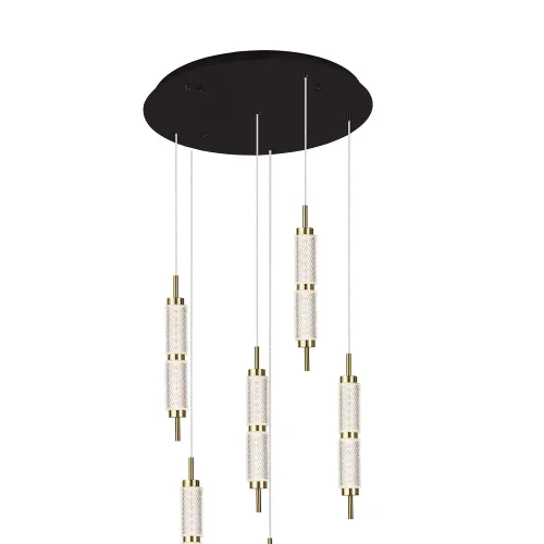 LÁMPARA DE TECHO LED 6 LUCES 48W REGULABLE VIOLETA