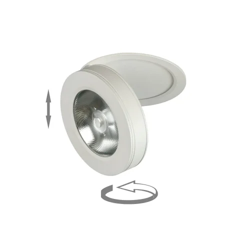 FOCO PARA EMPOTRAR BASCULANTE 10W 3000K BLANCO