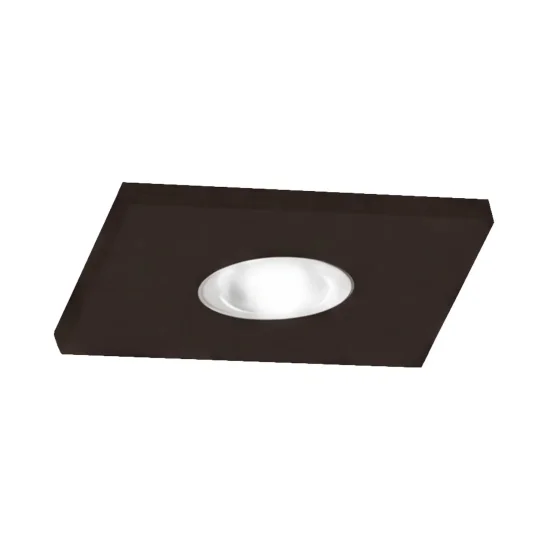 MINI EMPOTRADO LED INTEGRADO 3W 3000K NEGRO CUADRADO