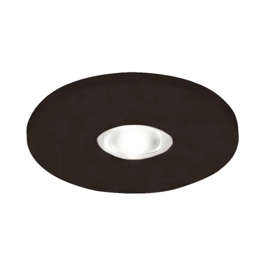 MINI EMPOTRADO LED INTEGRADO 3W 6000K NEGRO REDONDO