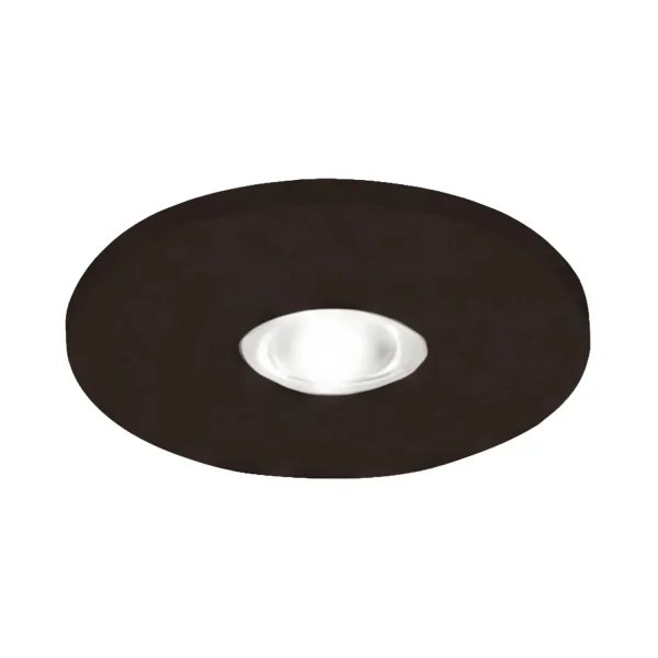 MINI EMPOTRADO LED INTEGRADO 3W 3000K NEGRO REDONDO