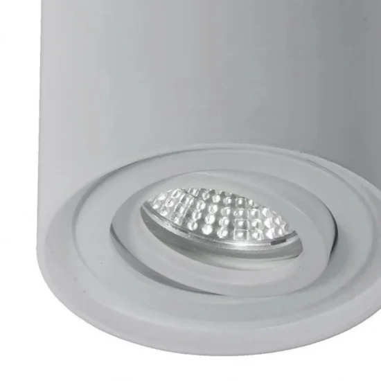 FOCO DE SUPERFICIE BASCULANTE PLATA GU10 REDONDO IP20 2