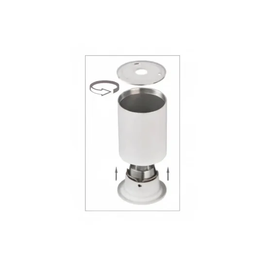FOCO DE SUPERFICIE FIJO BLANCO GU10 REDONDO IP65 2