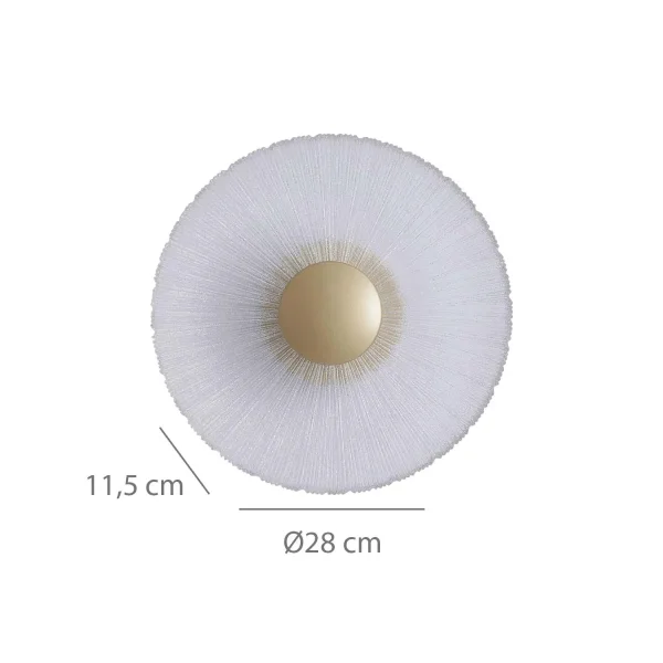 APLIQUE DE PARED LED 10W REGULABLE DORADO SORIN