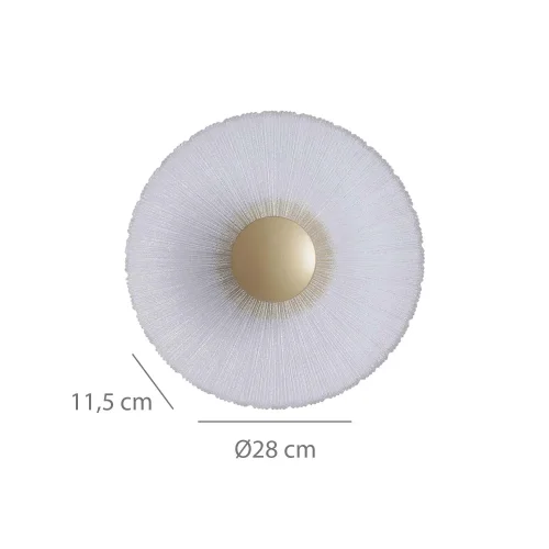 APLIQUE DE PARED LED 10W REGULABLE DORADO SORIN