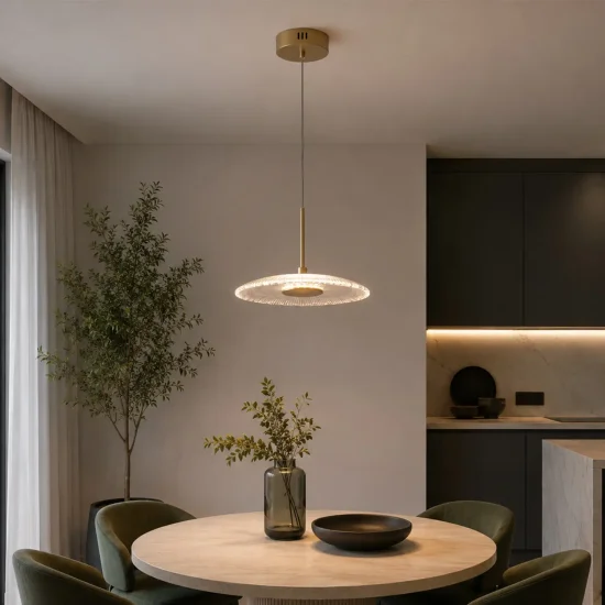 LAMPARA DE TECHO LED 7W REGULABLE DORADO SORIN