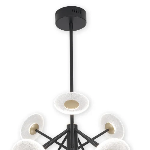 LAMPARA DE TECHO LED 9 LUCES 60W REGULABLE NEGRO SORIN