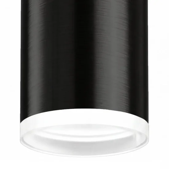 FOCO DE SUPERFICIE NEGRO GU10 CILINDRO IP20 2