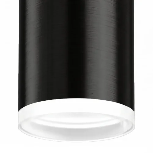 FOCO DE SUPERFICIE CILINDRO NEGRO GU10 16,5 CM C/ARO