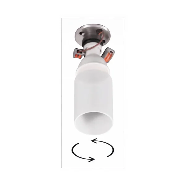 FOCO DE SUPERFICIE CILINDRO NEGRO GU10 16,5 CM C/ARO