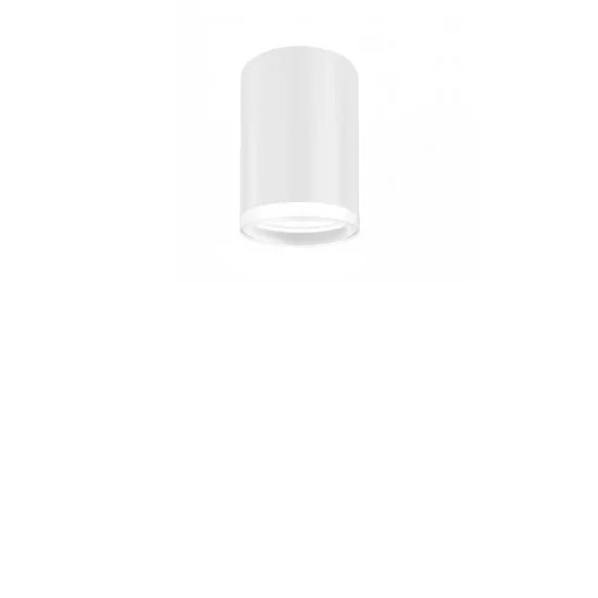 FOCO DE SUPERFICIE CILINDRO BLANCO GU10 8 CM C/ARO