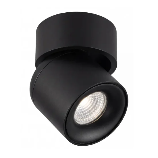 FOCO DE SUPERFICIE ORIENTABLE Ø9,5CM NEGRO GU10