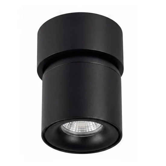 FOCO DE SUPERFICIE ORIENTABLE Ø9,5CM NEGRO GU10 2
