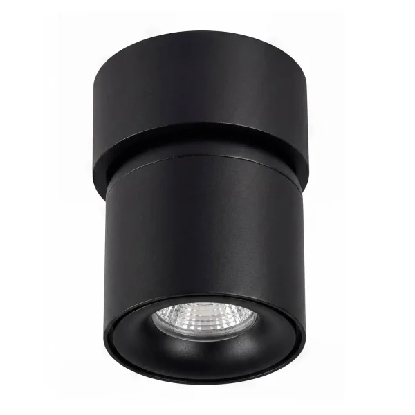 FOCO DE SUPERFICIE ORIENTABLE Ø9,5CM NEGRO GU10