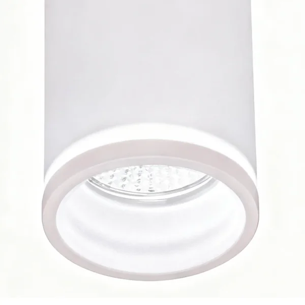 FOCO DE SUPERFICIE CON DIFUSOR Ø6CM GU10 BLANCO