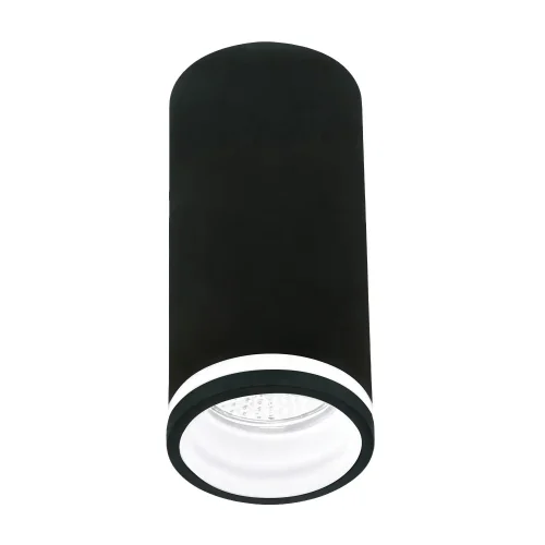 FOCO DE SUPERFICIE CON DIFUSOR Ø6CM GU10 NEGRO