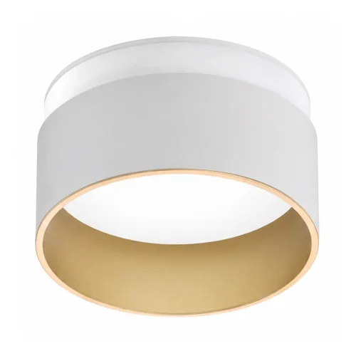 FOCO EMPOTRABLE CON RETROILUMINACIÓN Ø8CM BLANCO/ORO IP44