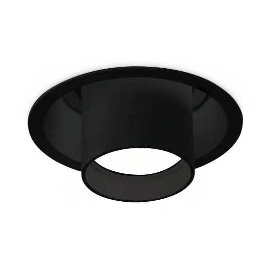 FOCO EMPOTRABLE Ø10,5CM BASCULANTE NEGRO GU10