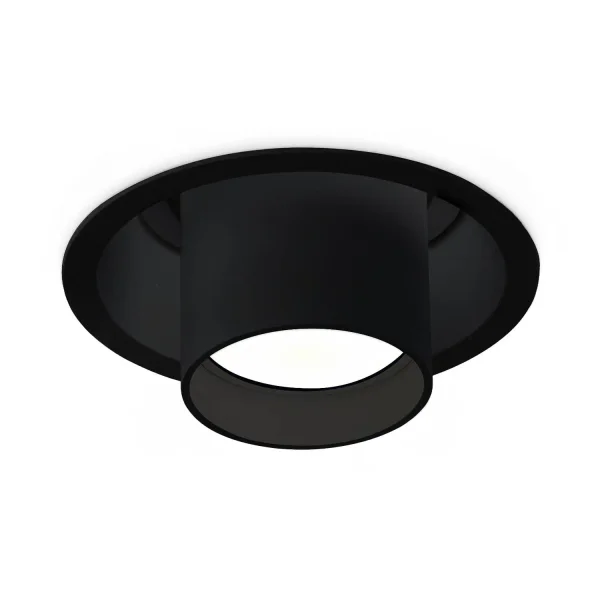 FOCO EMPOTRABLE Ø10,5CM BASCULANTE NEGRO GU10