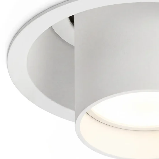 FOCO EMPOTRABLE Ø10,5CM BASCULANTE BLANCO GU10 2