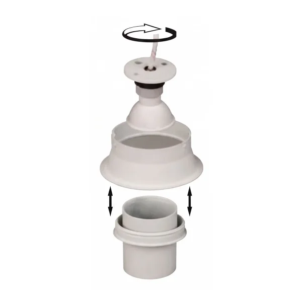 FOCO EMPOTRABLE Ø10,5CM BASCULANTE BLANCO GU10