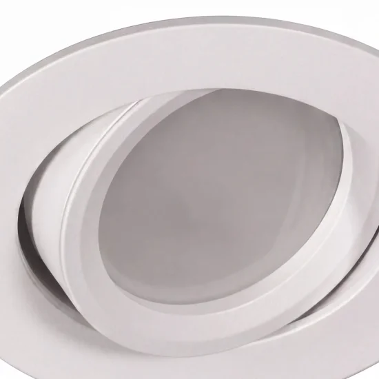 FOCO EMPOTRABLE Ø8,5CM ALUMINIO BLANCO GU10 2