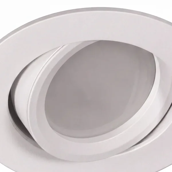 FOCO EMPOTRABLE Ø8,5CM ALUMINIO BLANCO GU10