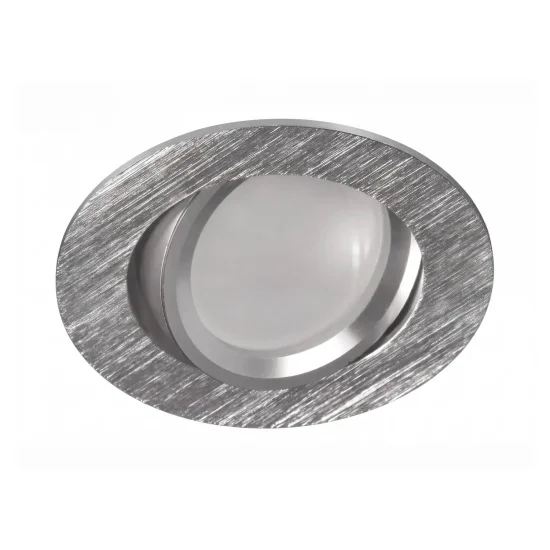 FOCO EMPOTRABLE Ø8,5CM ALUMINIO RAYADO GU10