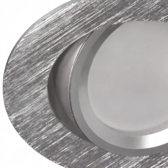 FOCO EMPOTRABLE Ø8,5CM ALUMINIO RAYADO GU10 2